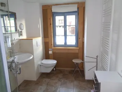 Ein Badezimmer in der Unterkunft Urlaubsoase-Lindenhof