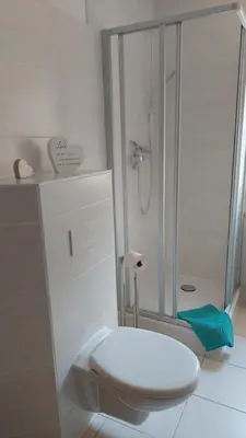 Ein Badezimmer in der Unterkunft Fewo Jahn