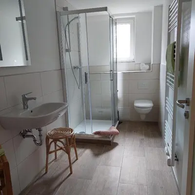 Ein Badezimmer in der Unterkunft Fewo Jahn