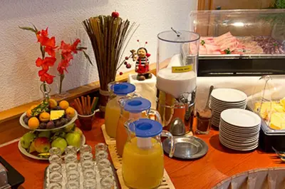 Essen im Hotel oder in der Nähe