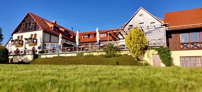 Das Gebäude in dem sich das Hotel befindet