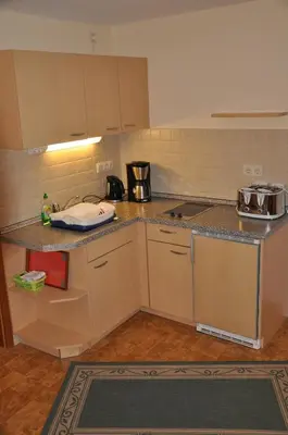 Küche/Küchenzeile in der Unterkunft Ferienwohnung Richter