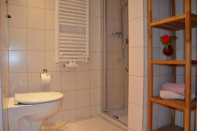 Ein Badezimmer in der Unterkunft Ferienwohnung Richter
