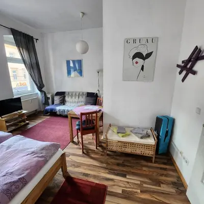 Ein Bett oder Betten in einem Zimmer der Unterkunft Pension Olé