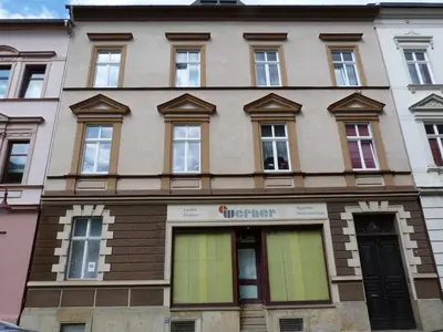 Das Gebäude in dem sich die Ferienwohnung befindet