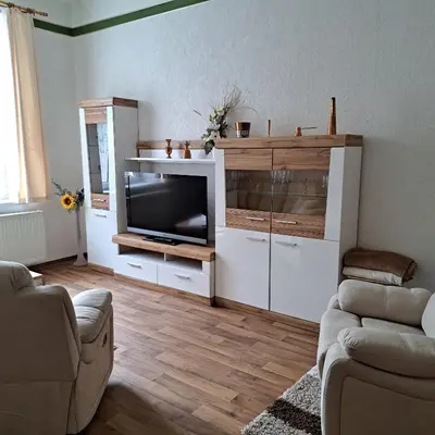 TV/Unterhaltungsangebot in der Unterkunft Ferienwohnung Hahn