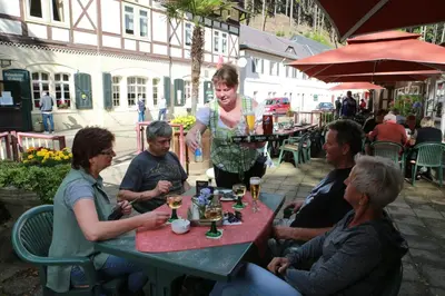 Gäste, die in der Unterkunft Lichtenhainer Wasserfall übernachten