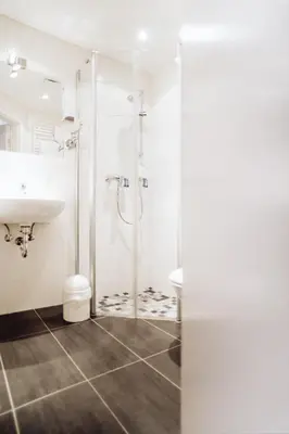 Ein Badezimmer in der Unterkunft Hotel Frauensteiner Hof
