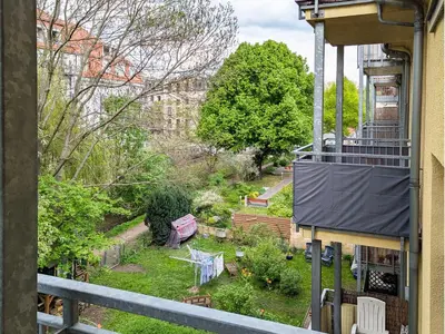Ein Garten an der Unterkunft Ferienwohung Alex