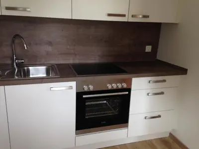 Küche/Küchenzeile in der Unterkunft Ferienwohnung Zweinig 01