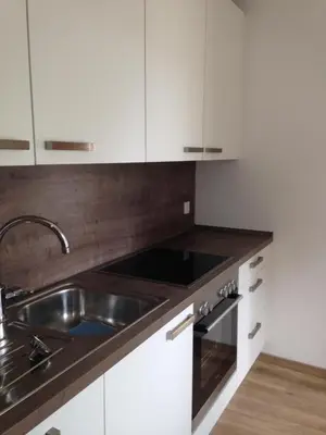 Küche/Küchenzeile in der Unterkunft Ferienwohnung Zweinig 01