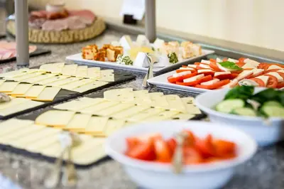 Essen im Hotel oder in der Nähe