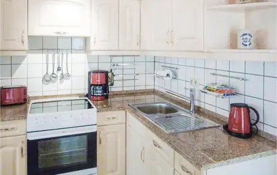 Küche/Küchenzeile in der Unterkunft Pet Friendly Apartment In Freiberg