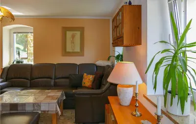 Ein Sitzbereich in der Unterkunft Pet Friendly Apartment In Freiberg
