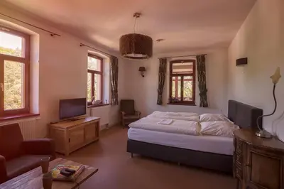 TV/Unterhaltungsangebot in der Unterkunft Villa Richter