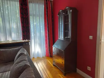 Ein Sitzbereich in der Unterkunft Hotel Albrechtshof Gohrisch