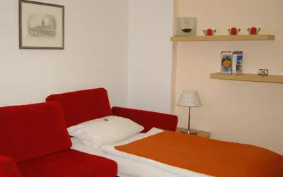 Ein Bett oder Betten in einem Zimmer der Unterkunft Apartment Dresden Neustadt