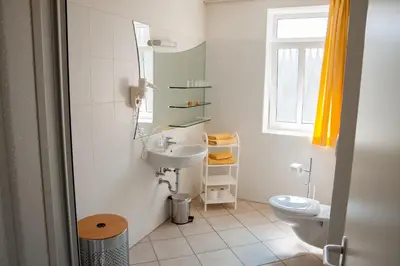 Ein Badezimmer in der Unterkunft Apartment Dresden Neustadt