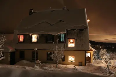 Ferienwohnung Gläser im Winter