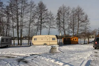Erlebniscamping Lausitz - Campingplatz Ortrand / Camping Dresden im Winter