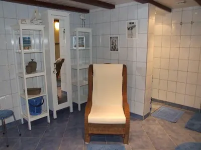 Ein Sitzbereich in der Unterkunft Schluchthäusl