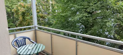 Ein Balkon oder eine Terrasse in der Unterkunft Apartment Dresden City Centre