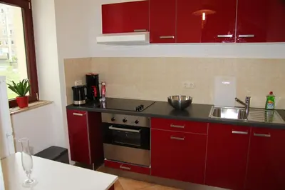 Küche/Küchenzeile in der Unterkunft Apartment Dresden City Centre