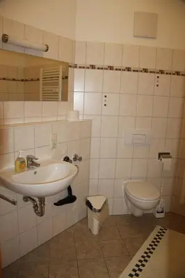 Ein Badezimmer in der Unterkunft Apartment Dresden City Centre