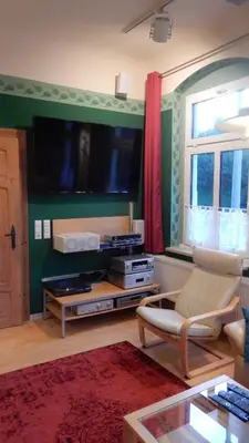 TV/Unterhaltungsangebot in der Unterkunft Ferienwohnung Freiberg, Chemnitzer Straße