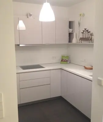 Küche/Küchenzeile in der Unterkunft Ferienwohnung am Zwinger