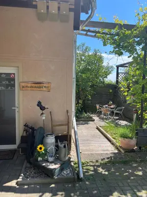 Ein Garten an der Unterkunft Ferienwohnung zum Rabenauer Grund