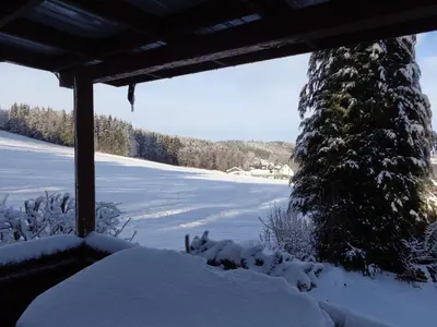 Ferienhaus Sachse im Winter