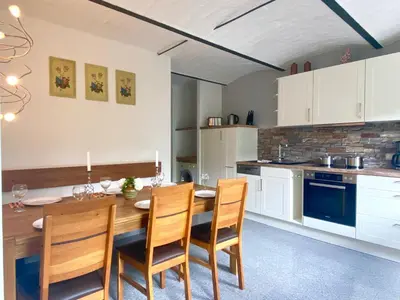 Küche/Küchenzeile in der Unterkunft Ferienhaus 