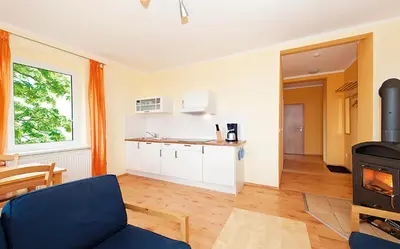 Küche/Küchenzeile in der Unterkunft Panorama-Apartments Weinberghaus