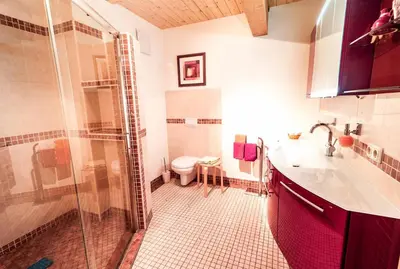Ein Badezimmer in der Unterkunft Auszeithof Niederfrohna