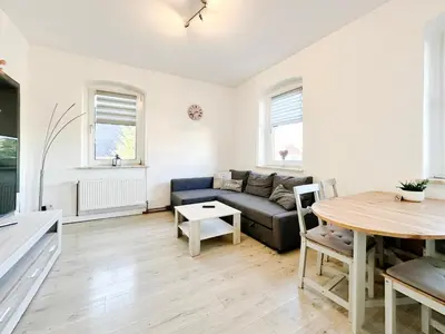 Ein Sitzbereich in der Unterkunft Ferienwohnung2 Grimma