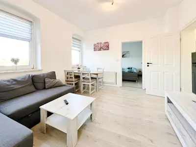 Ein Sitzbereich in der Unterkunft Ferienwohnung2 Grimma