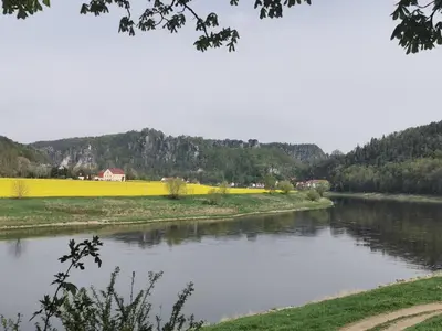 Naturlandschaft in der Nähe der Ferienwohnung