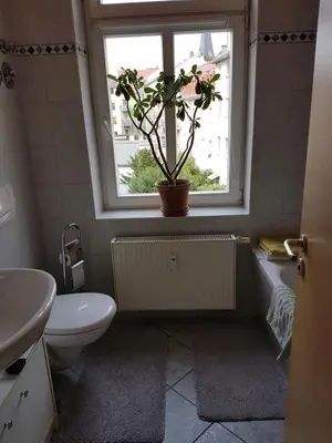 Ein Badezimmer in der Unterkunft Kleine gemütliche Ferienwohnung