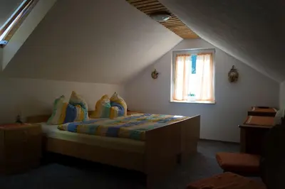 Ein Bett oder Betten in einem Zimmer der Unterkunft Ferienhaus Fischer