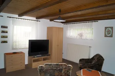 TV/Unterhaltungsangebot in der Unterkunft Ferienhaus Fischer