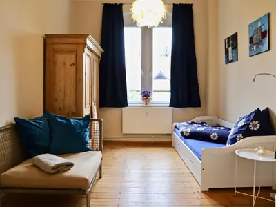 Ein Sitzbereich in der Unterkunft Residenz am Dresdner Stadtwald