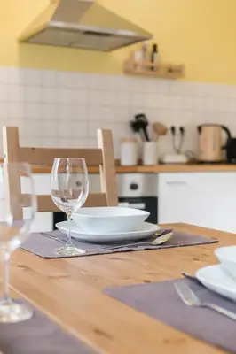 Kaffee-/Teezubehör in der Unterkunft Dresden365 - Zwei benachbarte Ferienwohnungen - Kostenlos Parken