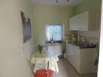 Küche/Küchenzeile in der Unterkunft Pension Kleint, Wohnung 1