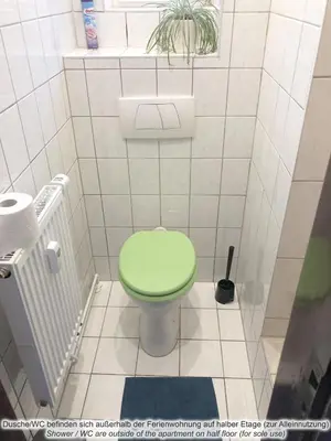 Ein Badezimmer in der Unterkunft Schöne‘s Eck