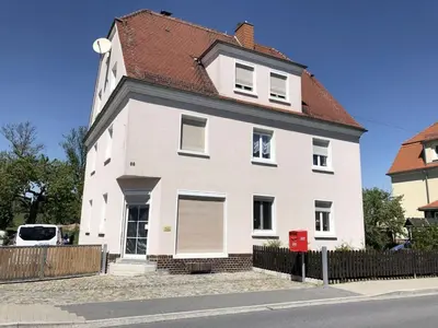 Das Gebäude in dem sich die Ferienwohnung befindet