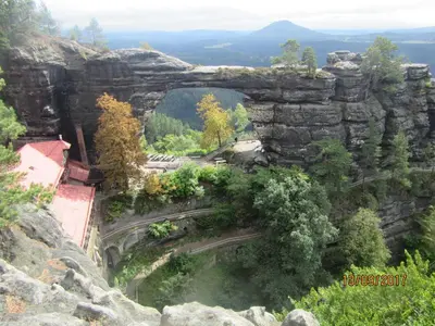 Naturlandschaft in der Nähe des Ferienhauses
