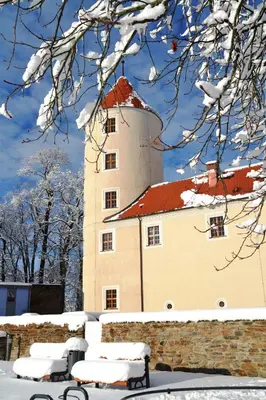 Altstadt-Hotel im Winter