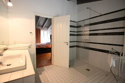 Ein Badezimmer in der Unterkunft Ferienhaus Sonate - Kamin - Terrasse - Parkplatz