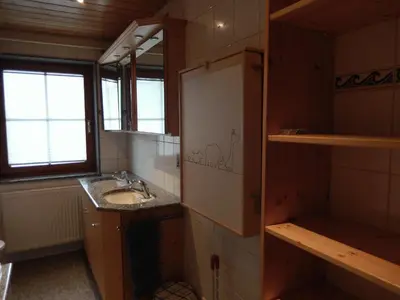 Küche/Küchenzeile in der Unterkunft Zum Elleblick